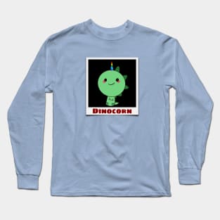 Dinocorn - Cute Dinosaur Pun Long Sleeve T-Shirt